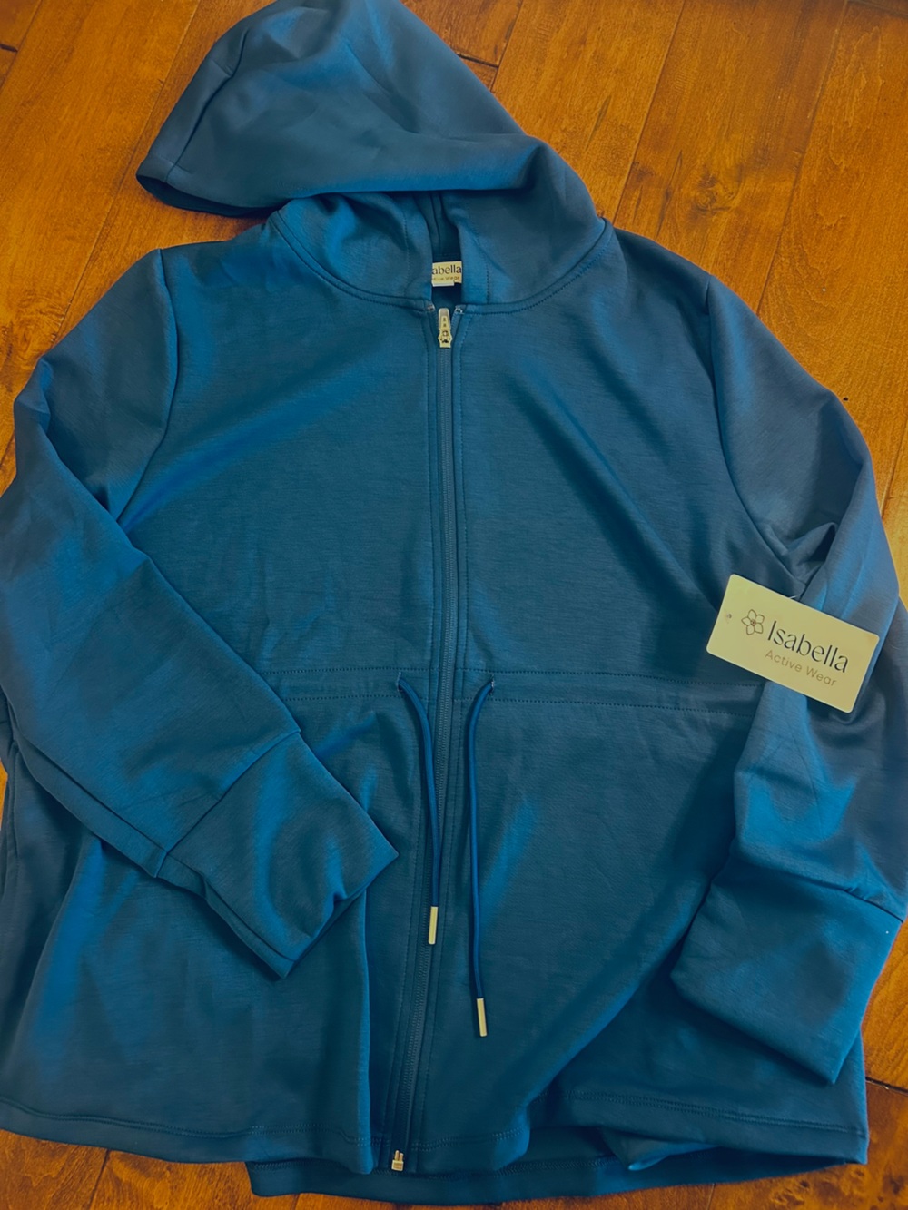 Isabella Active Wear Women's Blue Jacket Size XL NWT #015